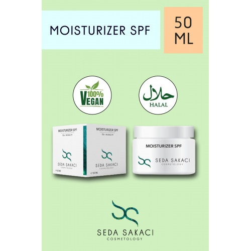 Seda Sakacı Cosmetology Moisturizer SPF Fitoaktif Güneş Koruyuculu Krem 50ml • Yaşlanma Karşıtı Etkili, Doğal Sertifikalı